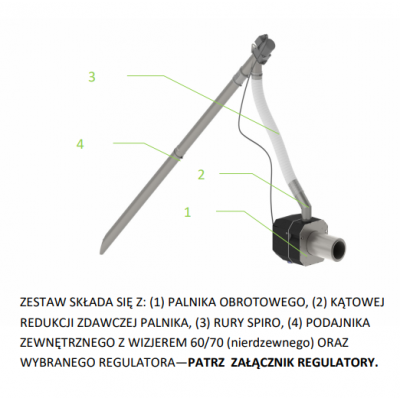 KIPI PALNIK OBROTOWY ROTARY 26kW +ecoMAX360